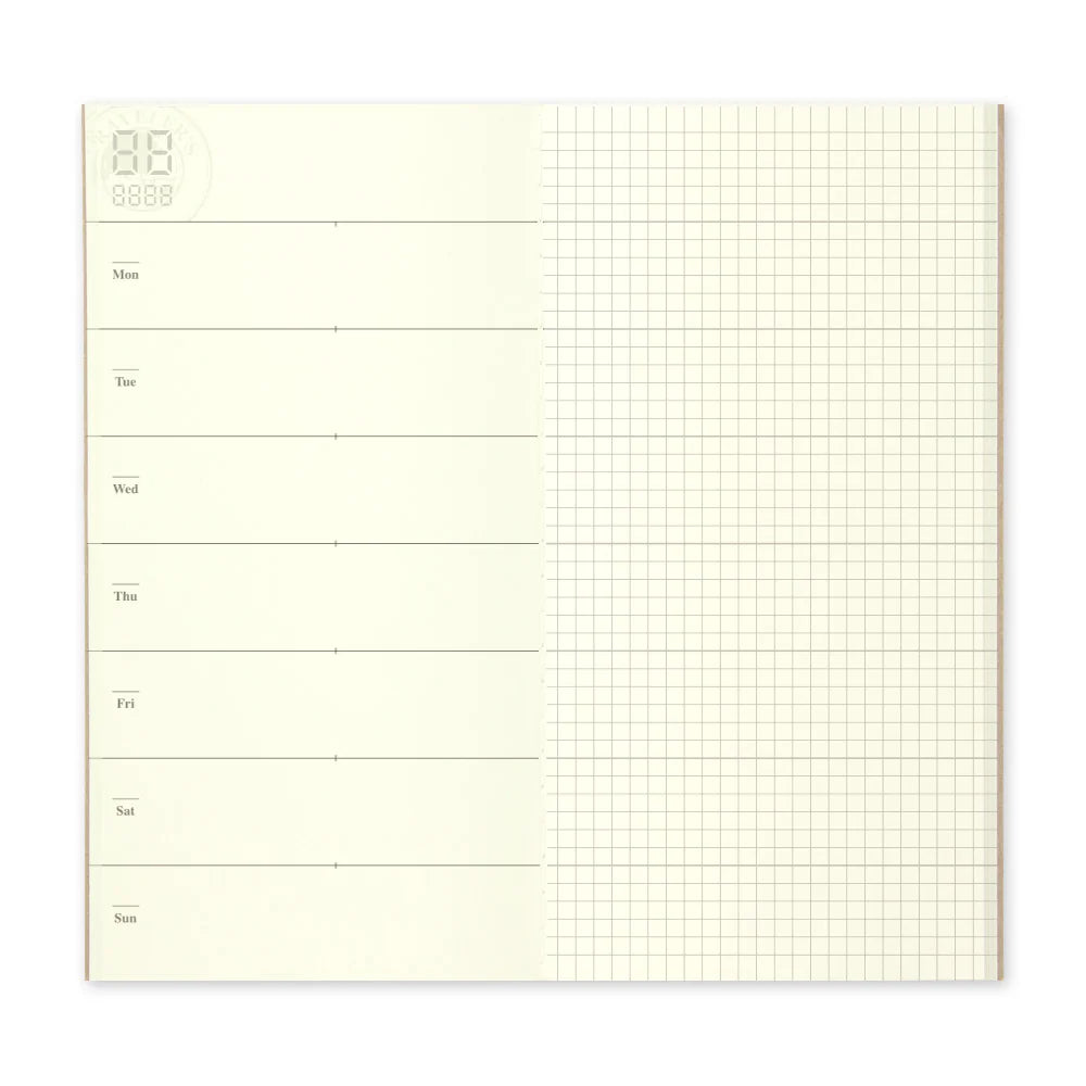Traveler´s Company - 019. Free Diary Week + memo