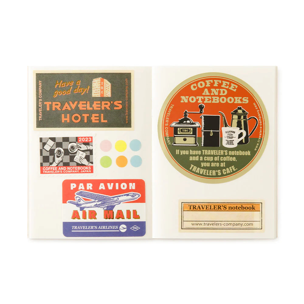 Traveler´s Company - 017 Sticker Release Paper Passport Size