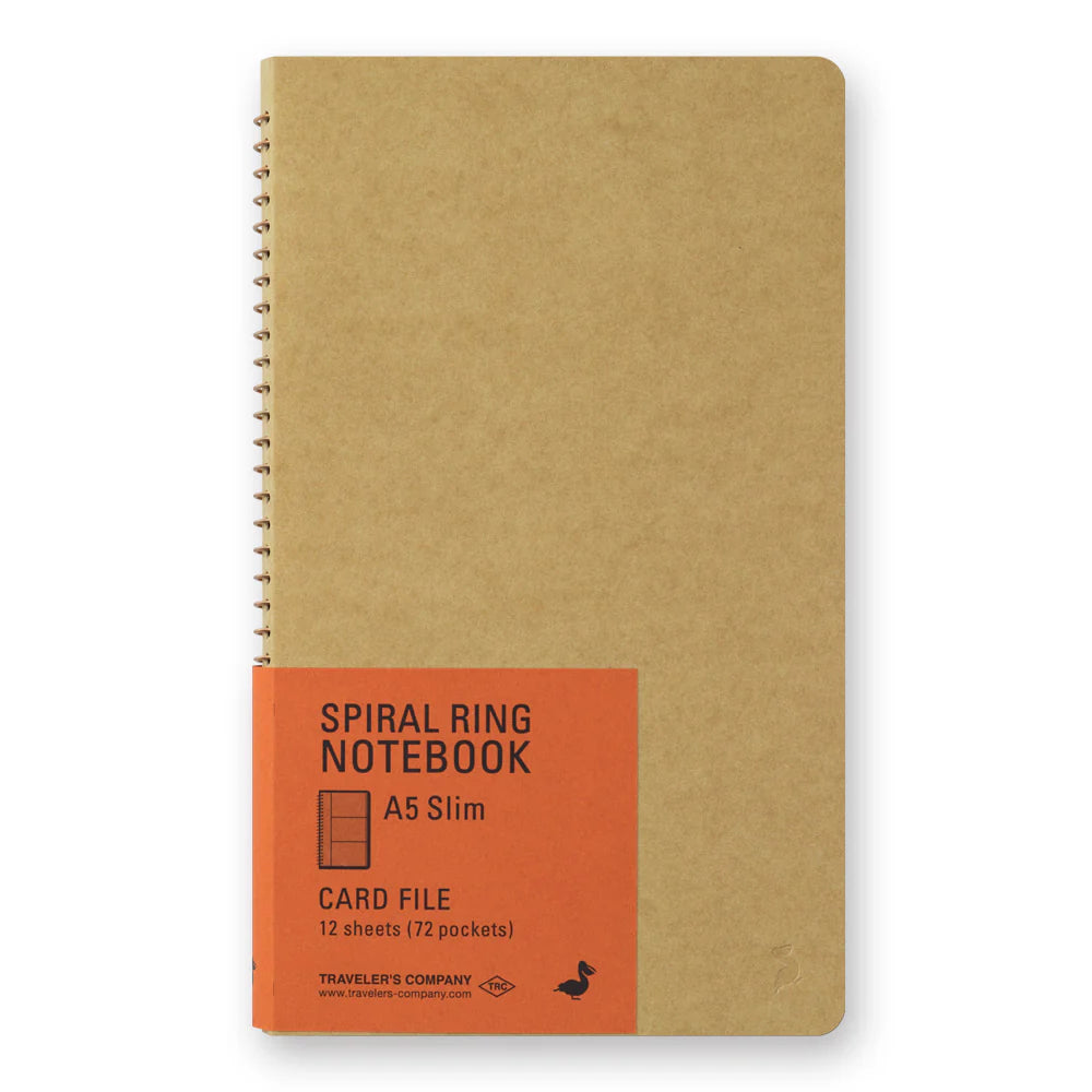 Traveler´s Company - TRC SPIRAL RING NOTEBOOK A5 Slim Card File