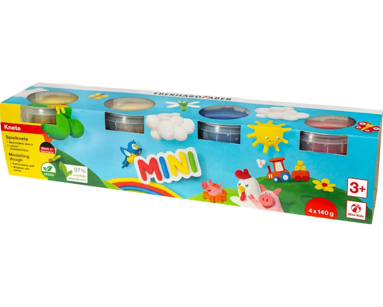 Mini Kids modellervoks 4 stk. sæt Basic