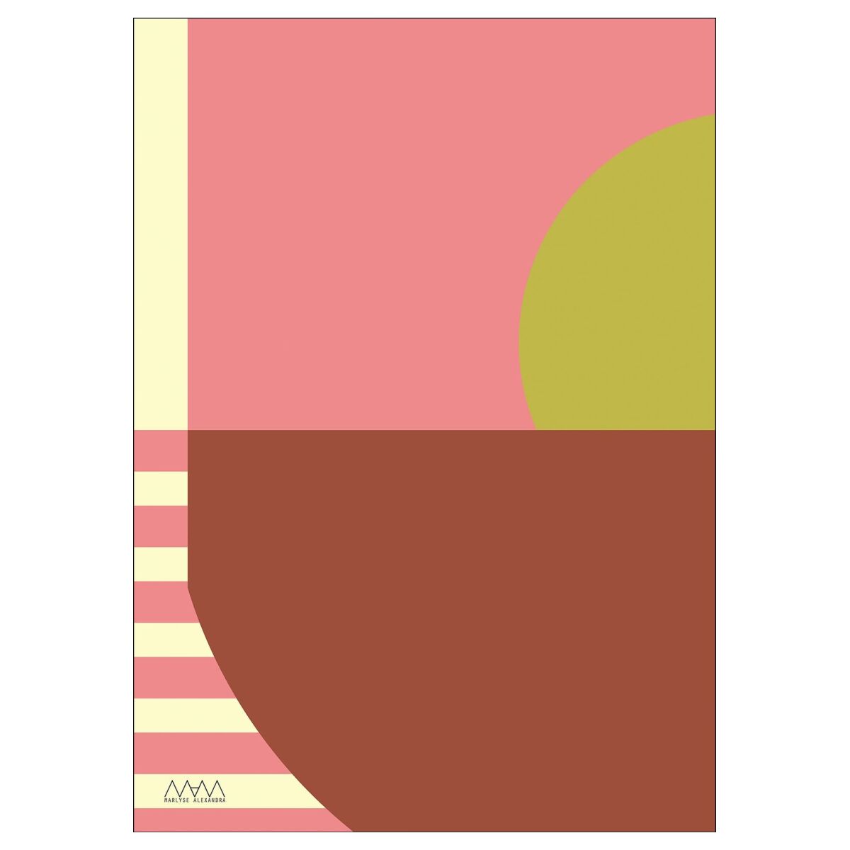 Studio MAM Colorblock 5 Pistachio 30 x 40 cm