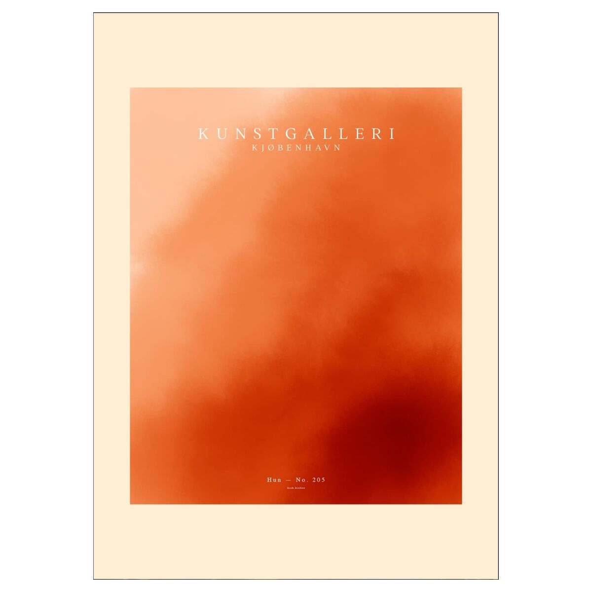 Arch Atelier Kunstgalleri Kjøbenhavn – No. 205 30 x 40 cm