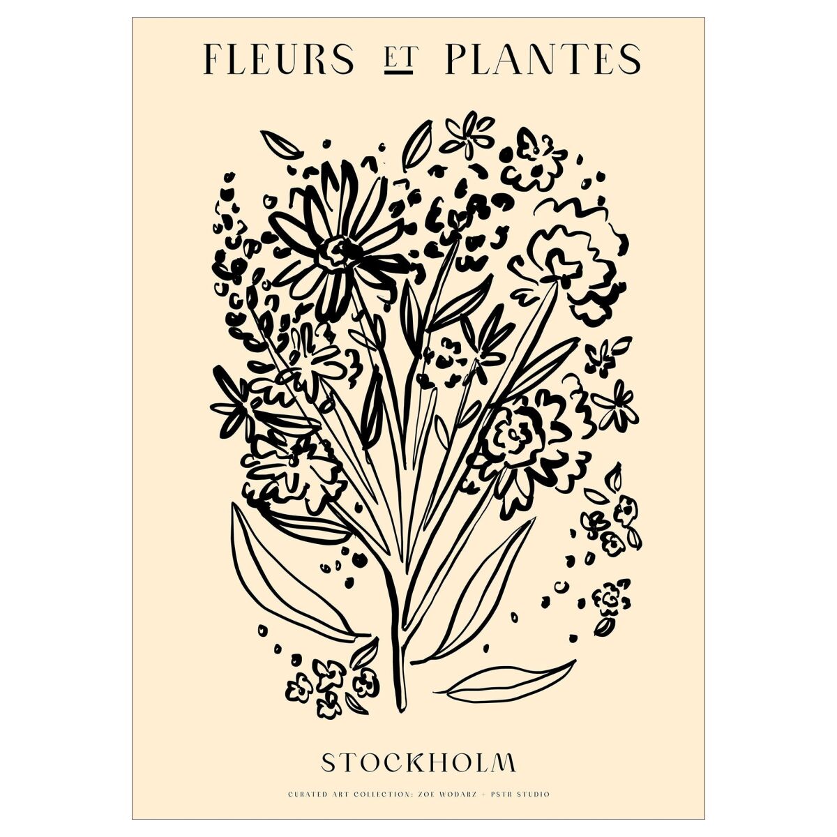 PSTR Studio Zoe - Fleurs et Plantes - Bouquet - Stockholm 30 x 40 cm