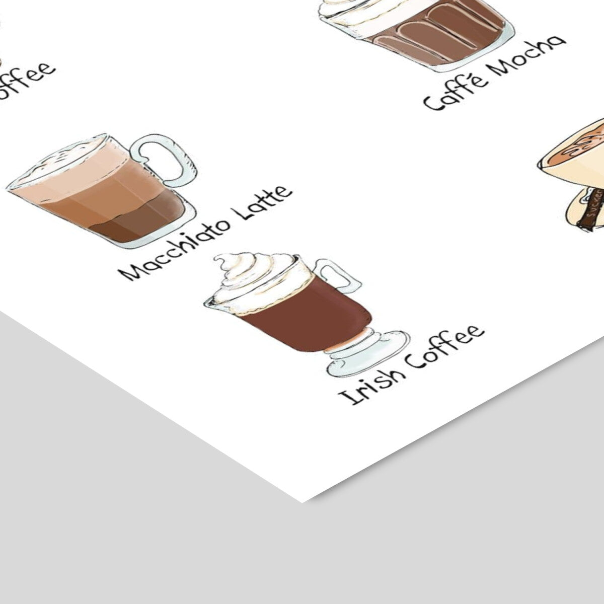 Mouse & Pen World of Coffee 50 x 70 cm