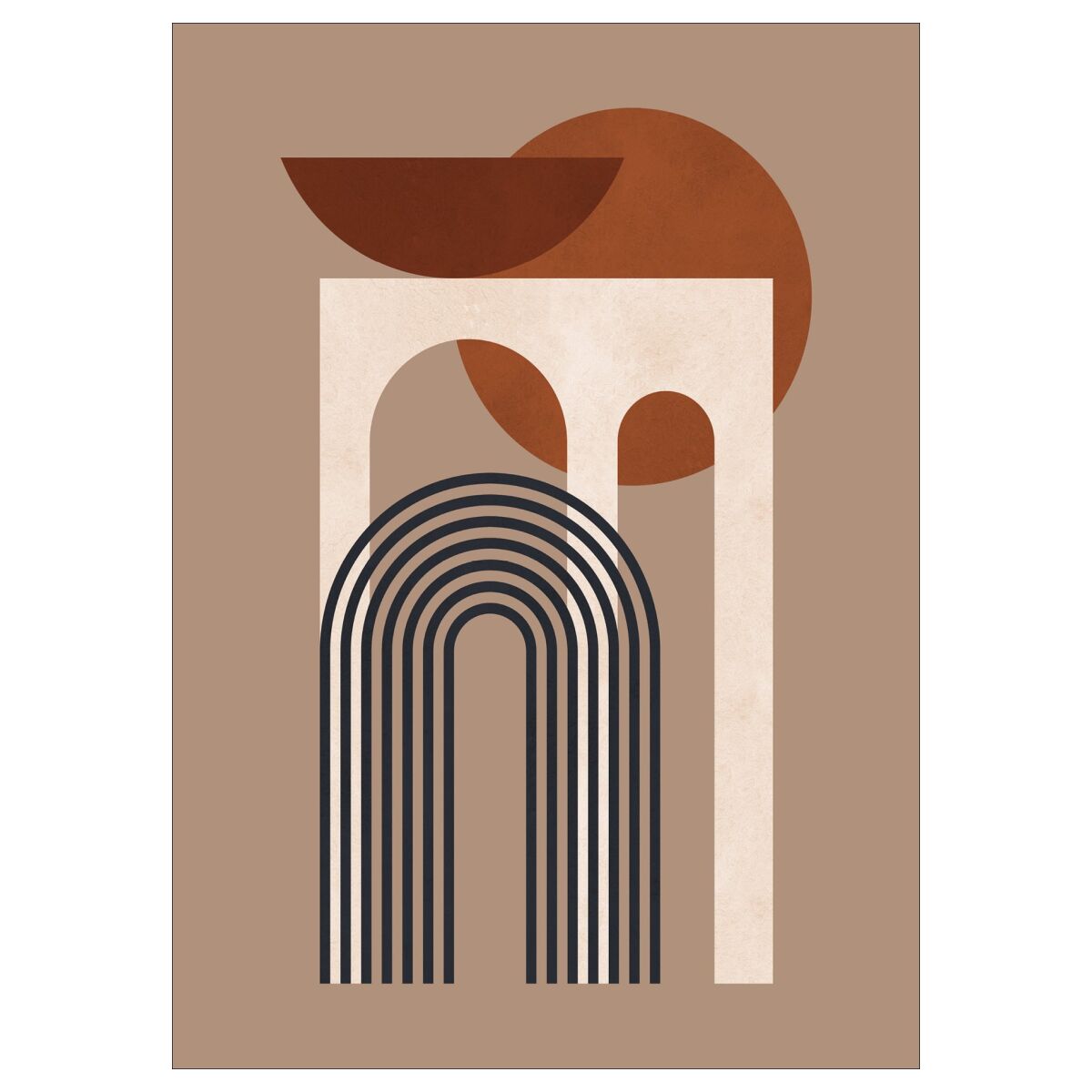 Victor Costa Geometric Composition No.3 - A5