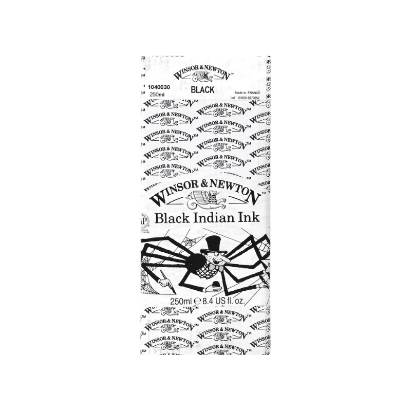 Winsor & Newton Drawing INK 030 250 ml. Black Indian