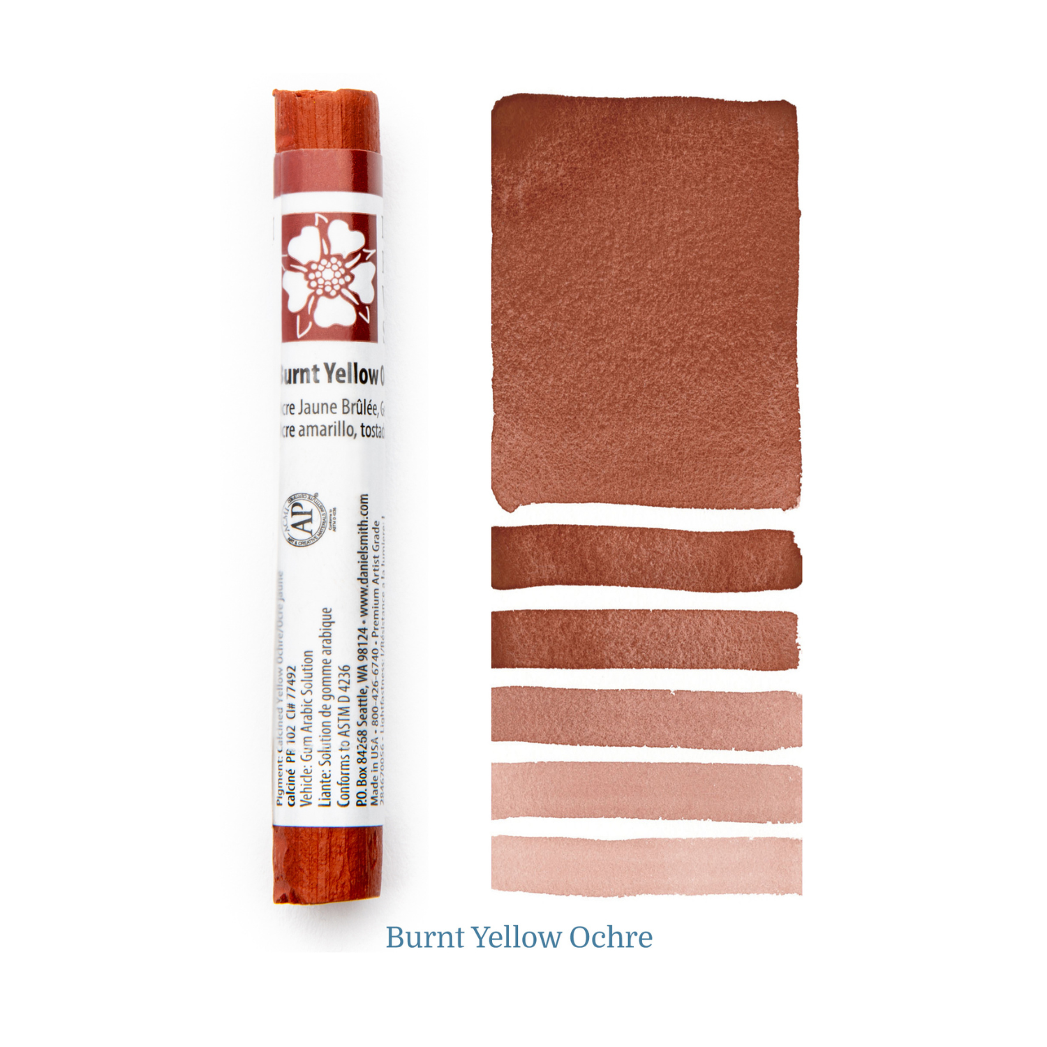 DS Watercolor Stick Burnt Yellow Ochre
