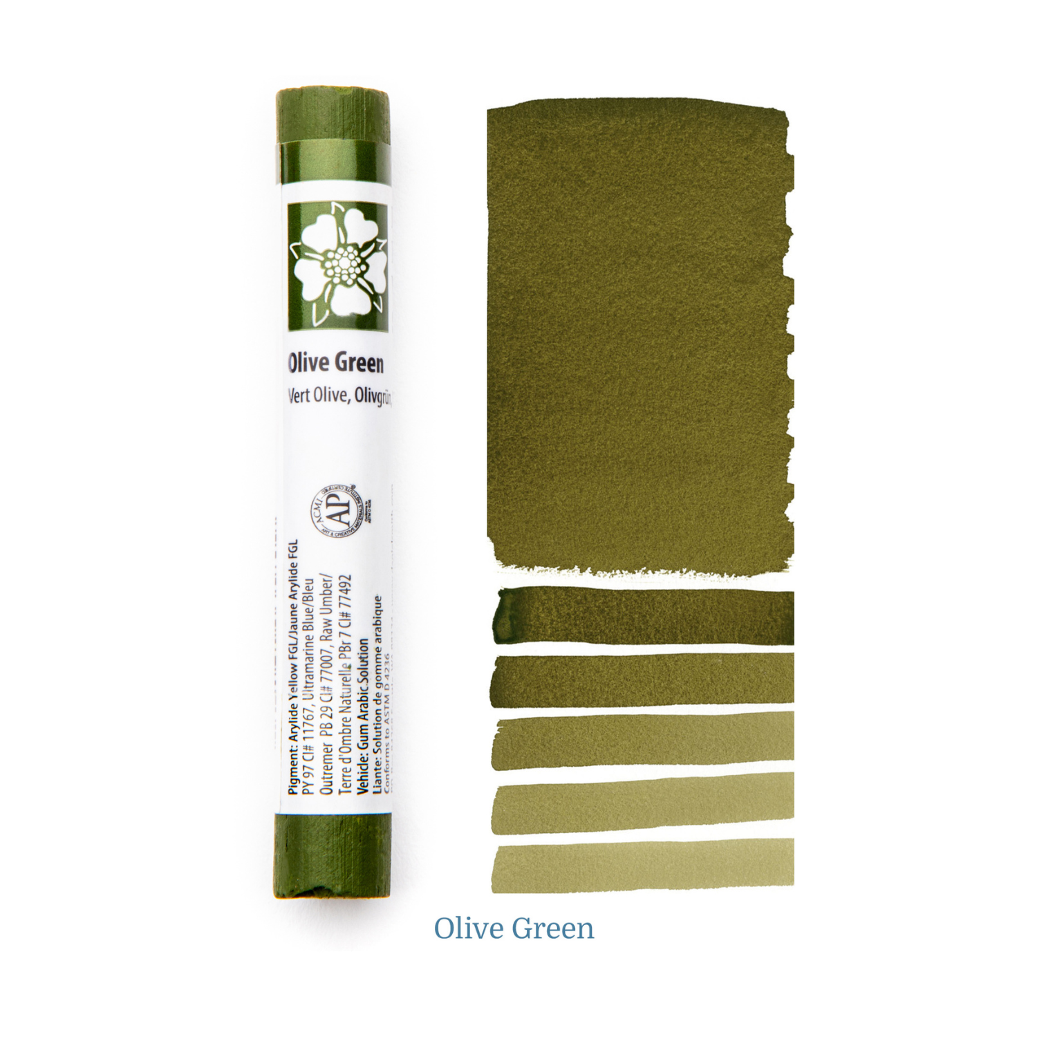 DS Watercolor Stick Olive Green