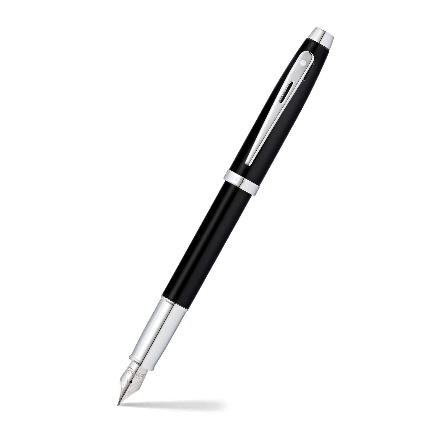Sheaffer 100 Matte Black with Chrome Accents
