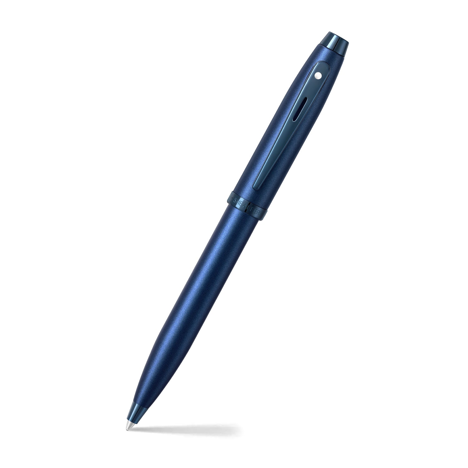 Sheaffer 100 Satin blå med blå PVD-detaljer