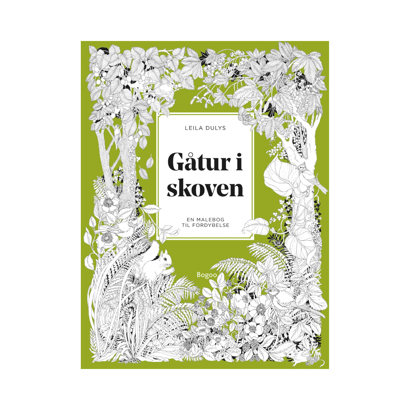 Leila Dulys Gåtur i skoven - En malebog til fordybelse