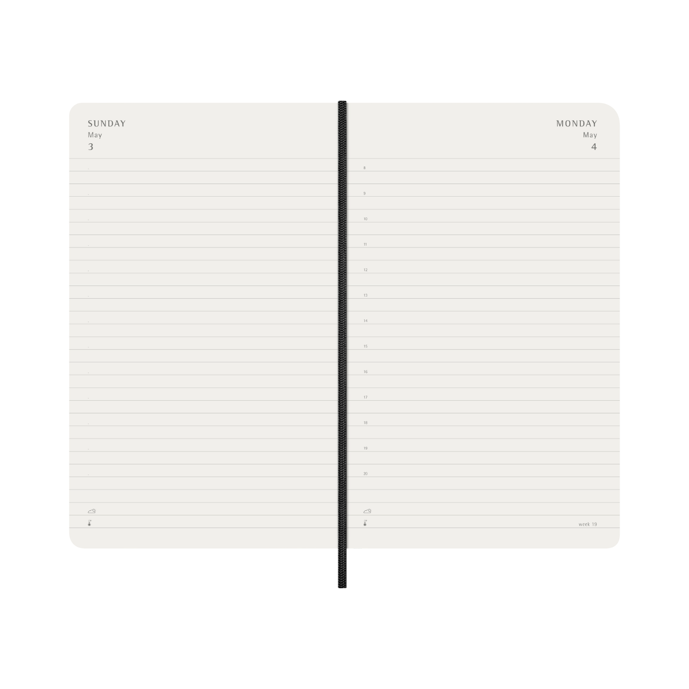 Moleskine Kalender Soft 12M Daily Large Sort 2026