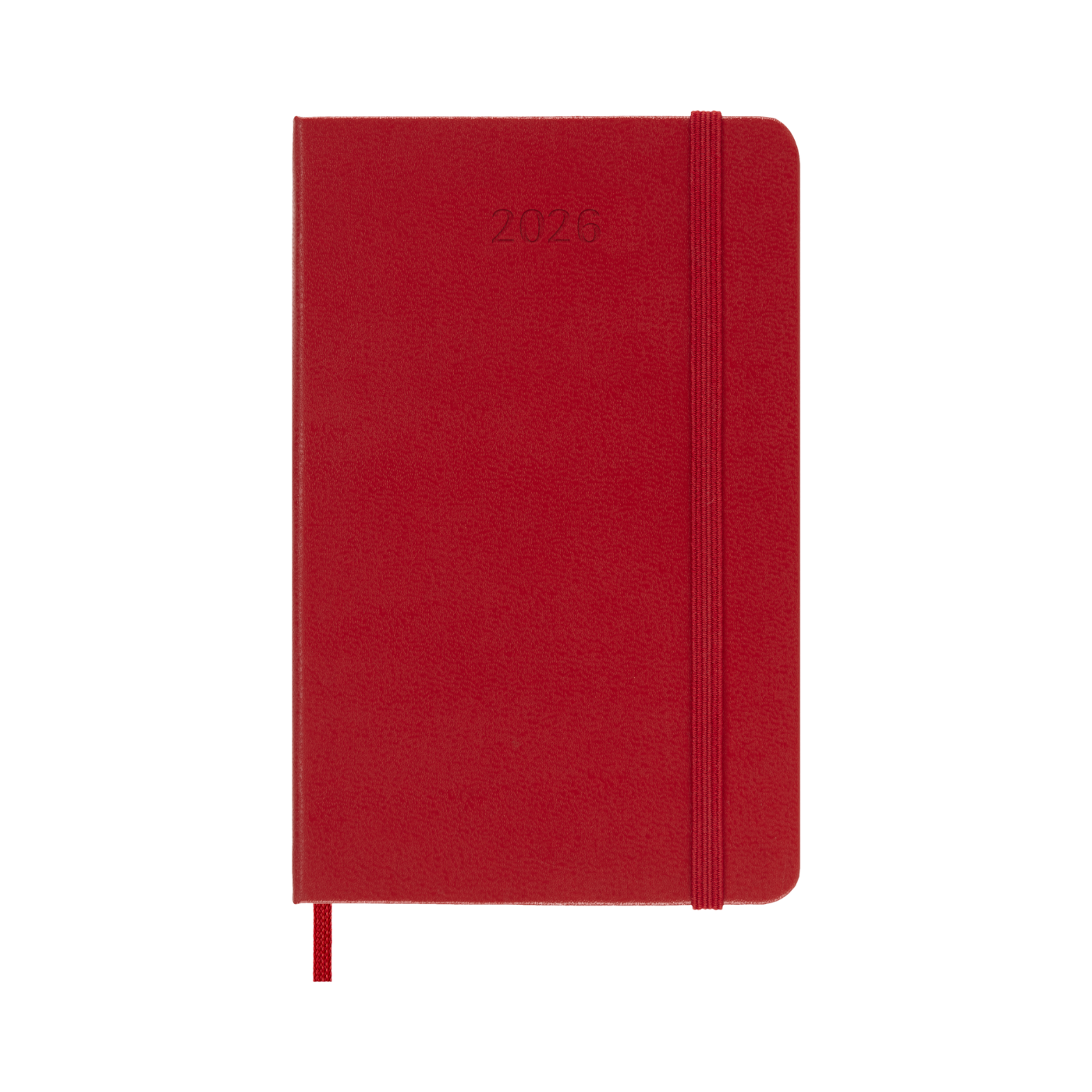 Moleskine Kalender Hard 12M Week Note Pocket Rød 2026