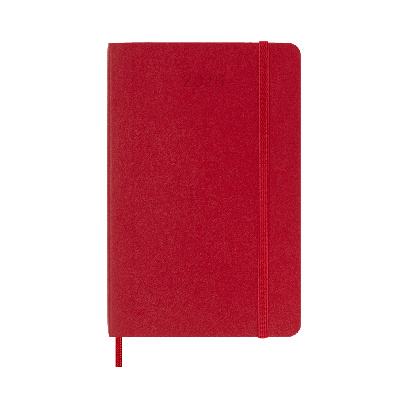 Moleskine Kalender Soft 12M Daily Pocket Rød 2026