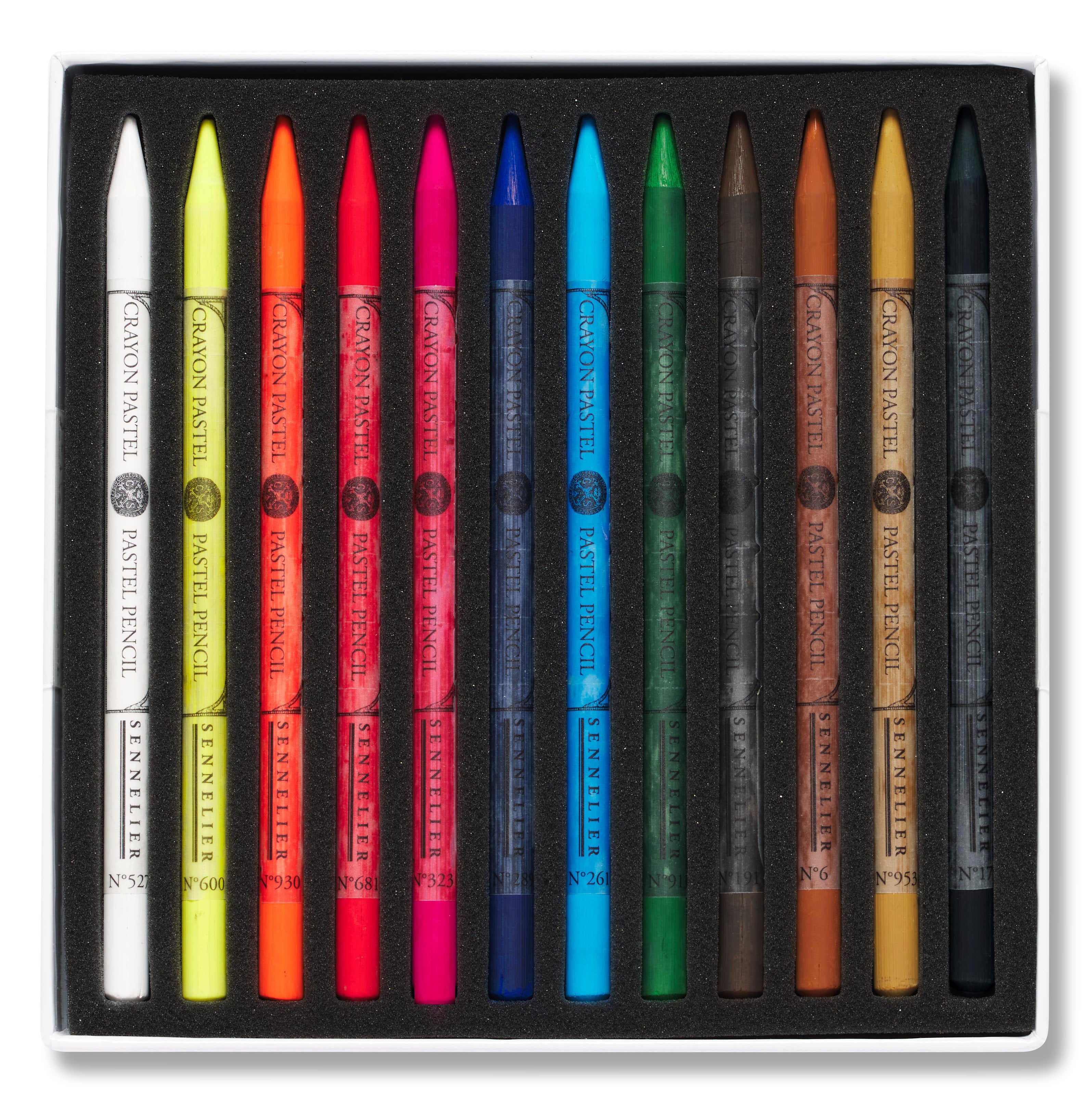 Sennelier Pastel Pencil Set 12 pcs + 12 empty