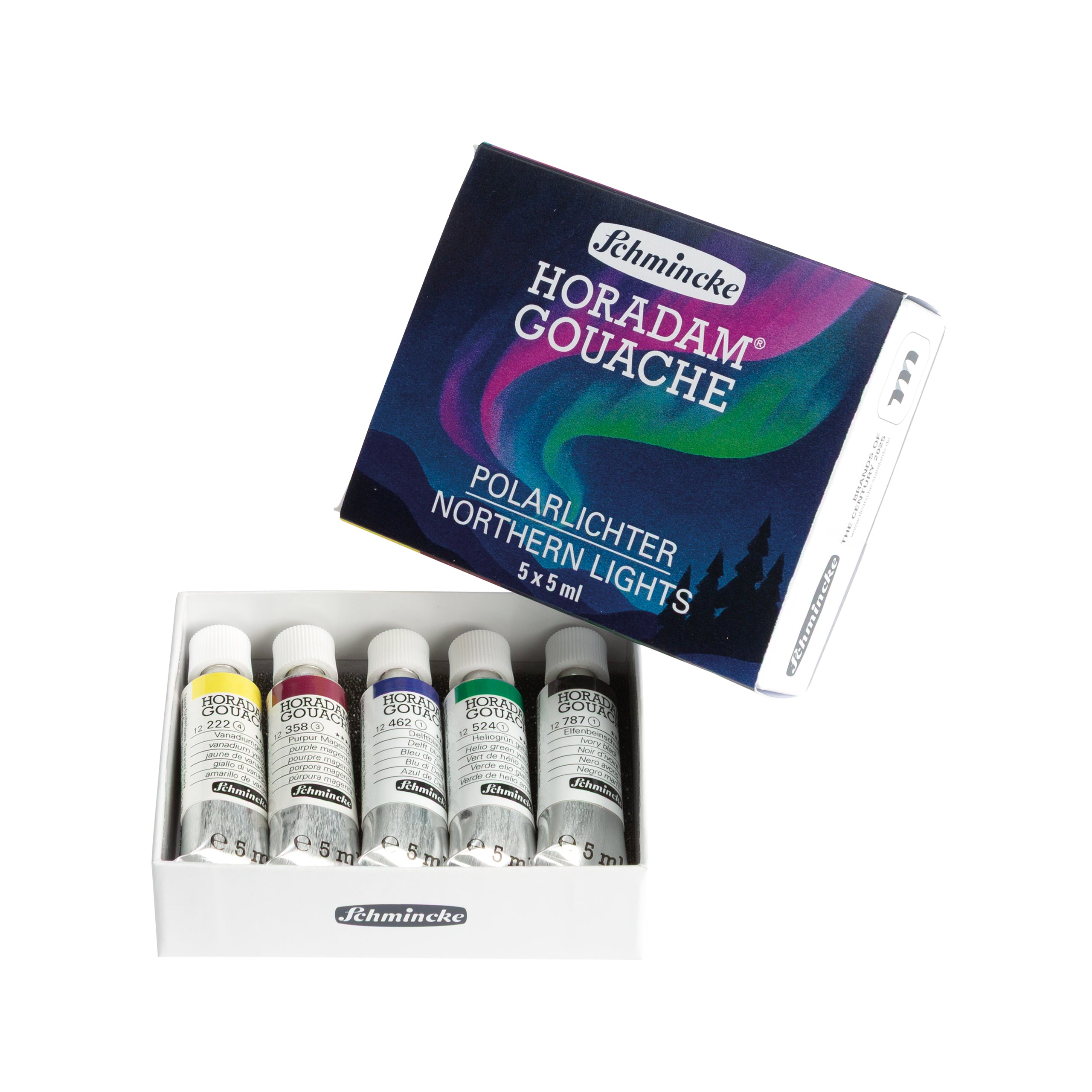 Schmincke Horadam Gouache set 5 x 5ml Northern Lights