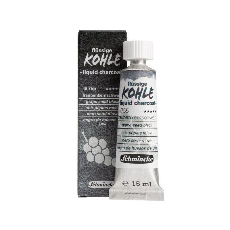 Schmincke Liquid Charcoal - Grape Seed Black