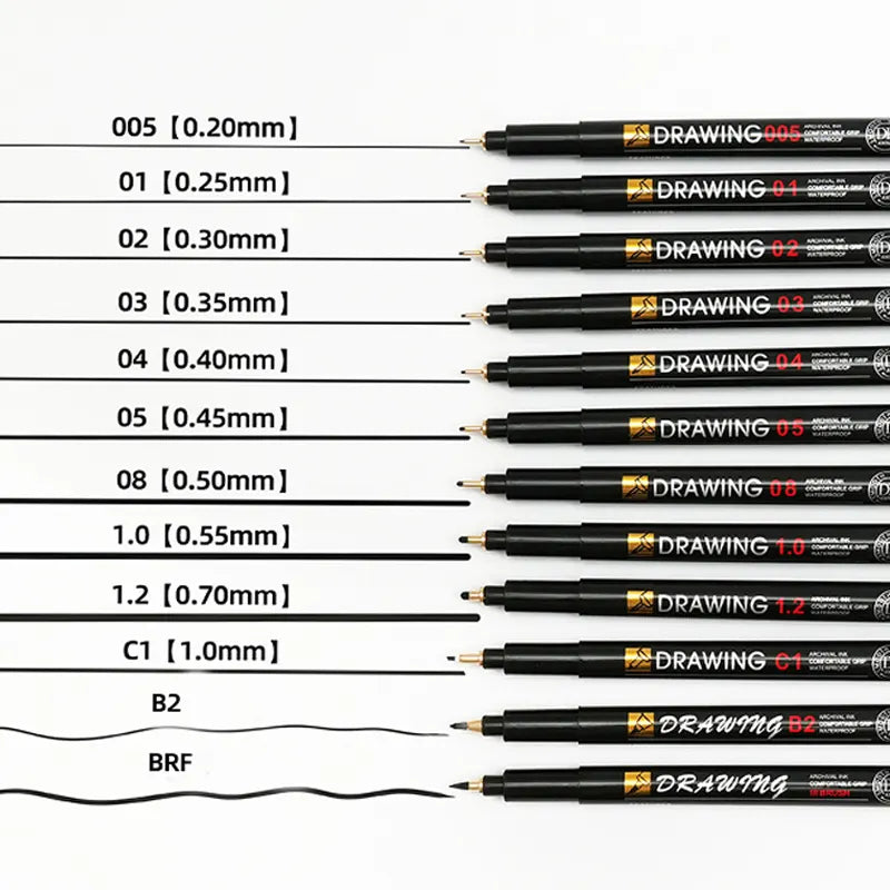 Stellings Fineliner - Multiple sizes