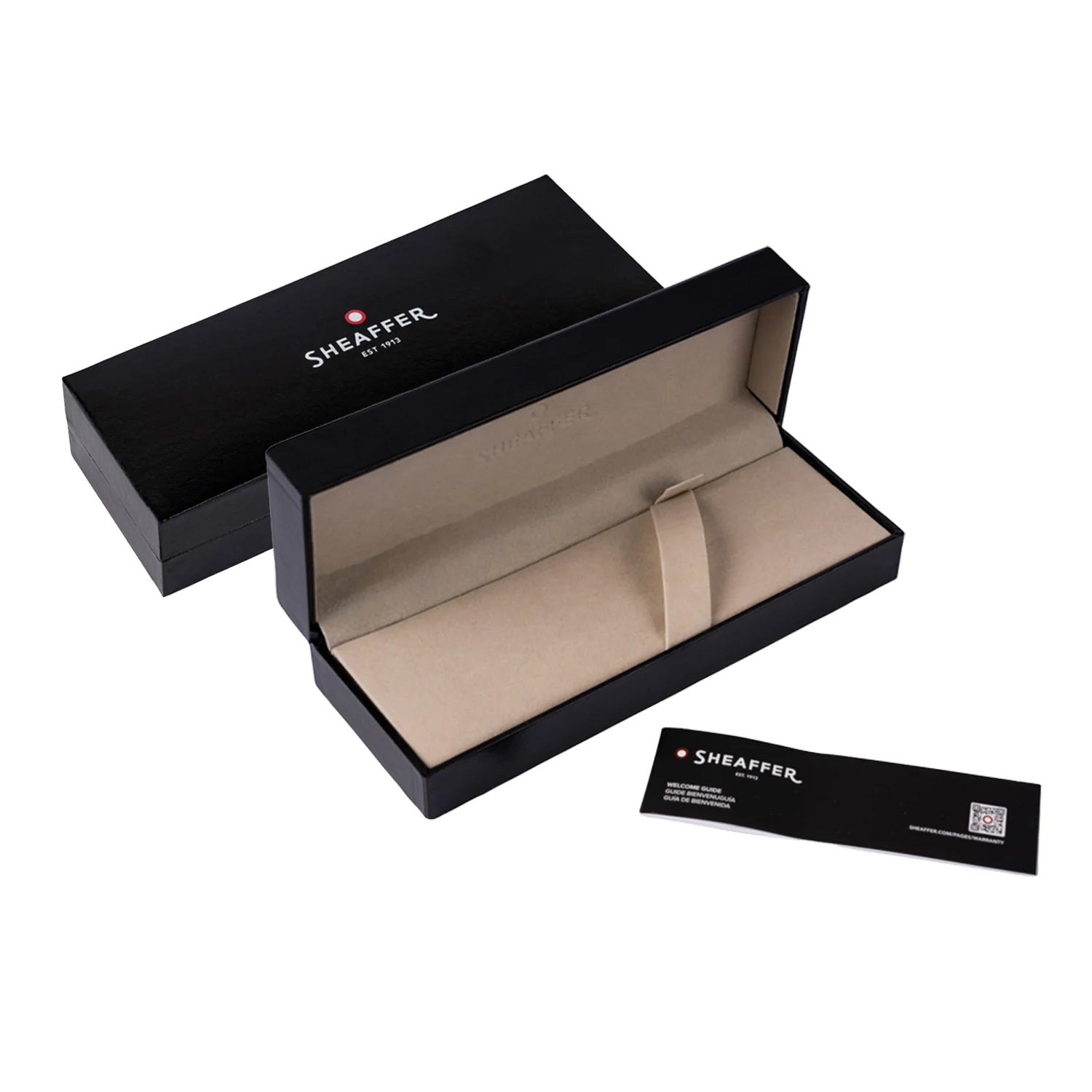 Sheaffer 300 Glossy sort med kromdetaljer