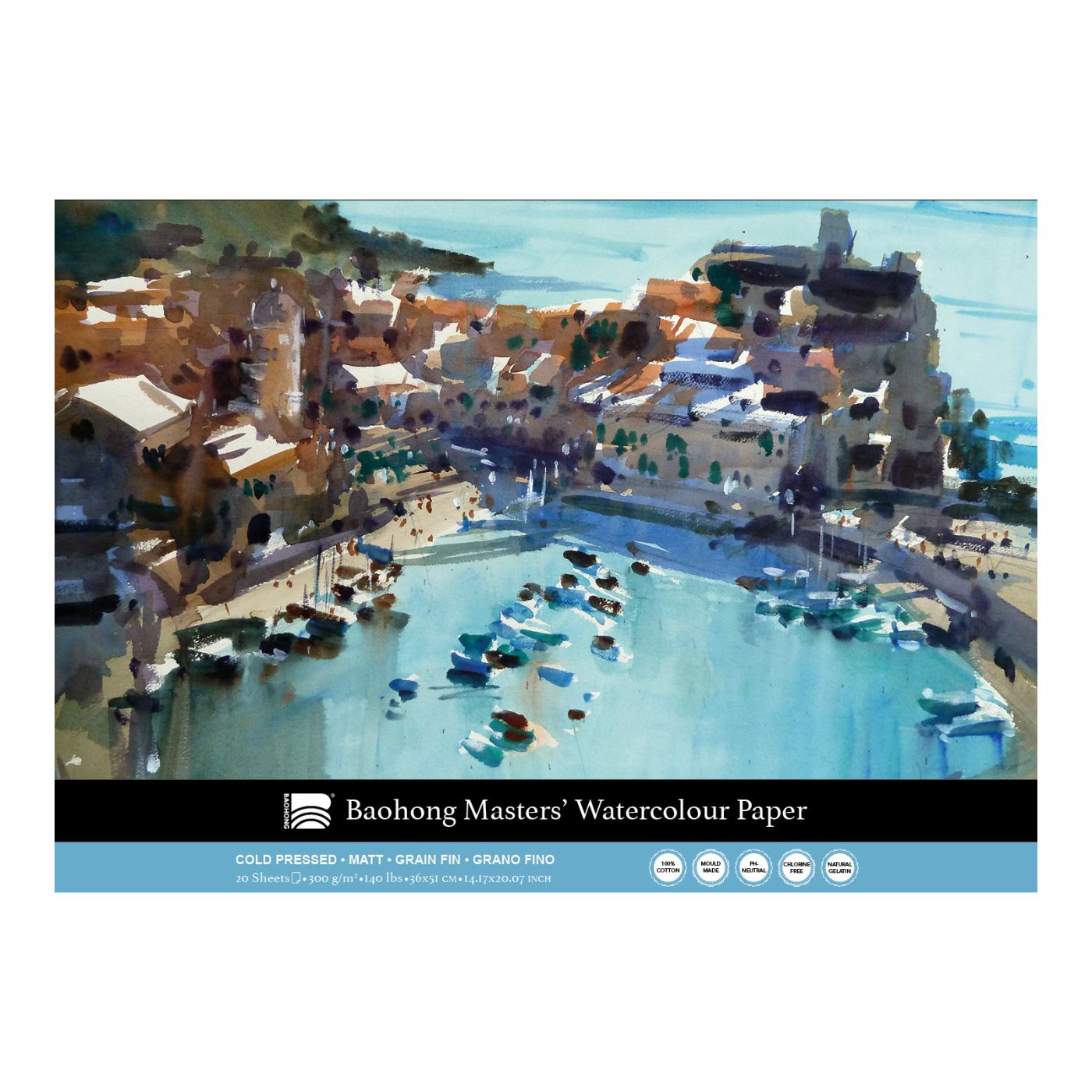 Baohong Masters' Watercolor Pad