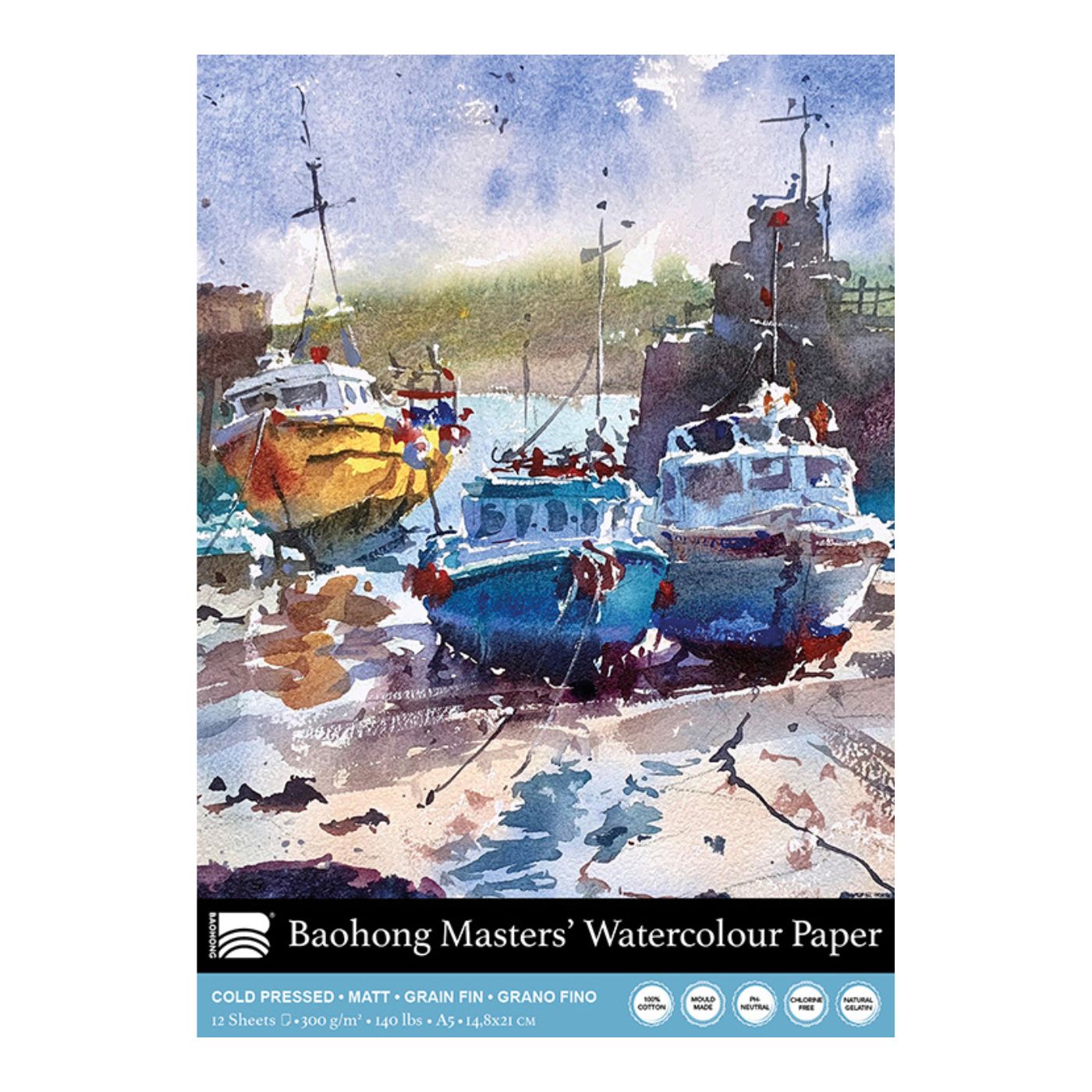 Baohong Masters Watercolor Pad - Portrait
