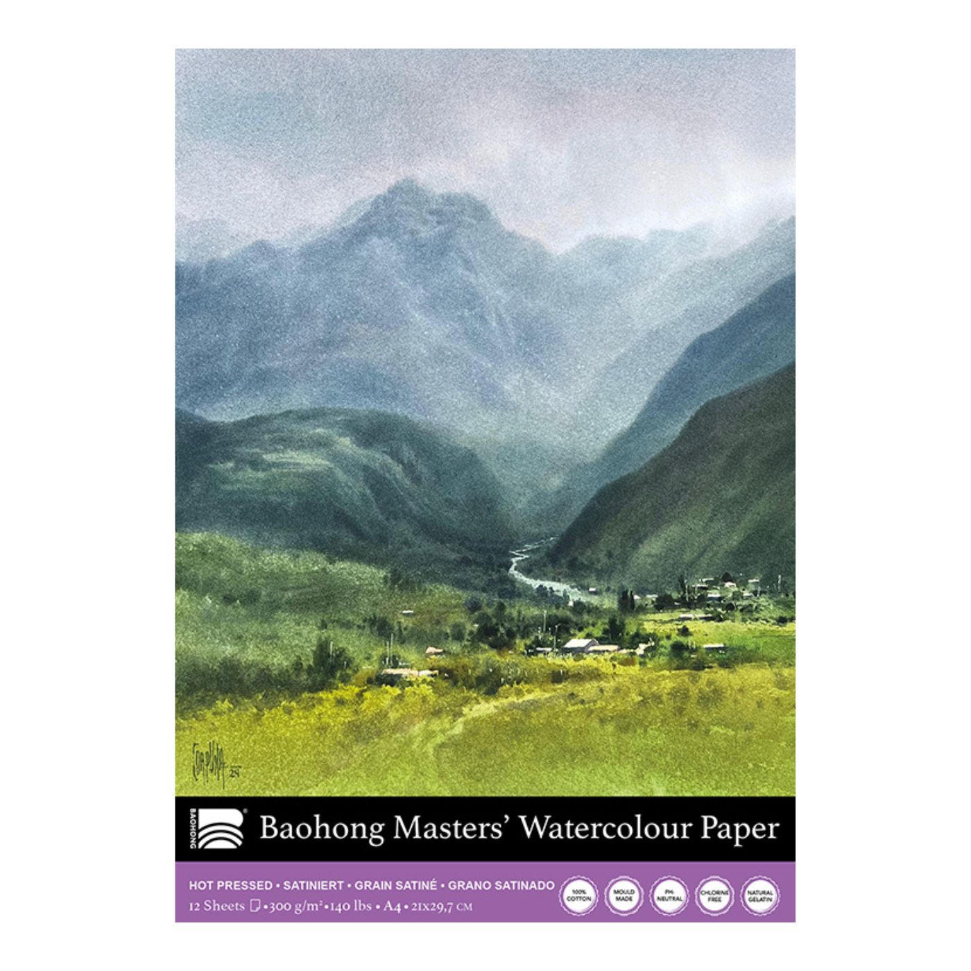 Baohong Masters Watercolor Pad - Portrait