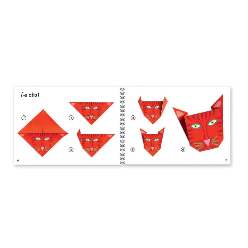 Djeco Aktivitetssæt Djeco Origami - dyrehoveder.
