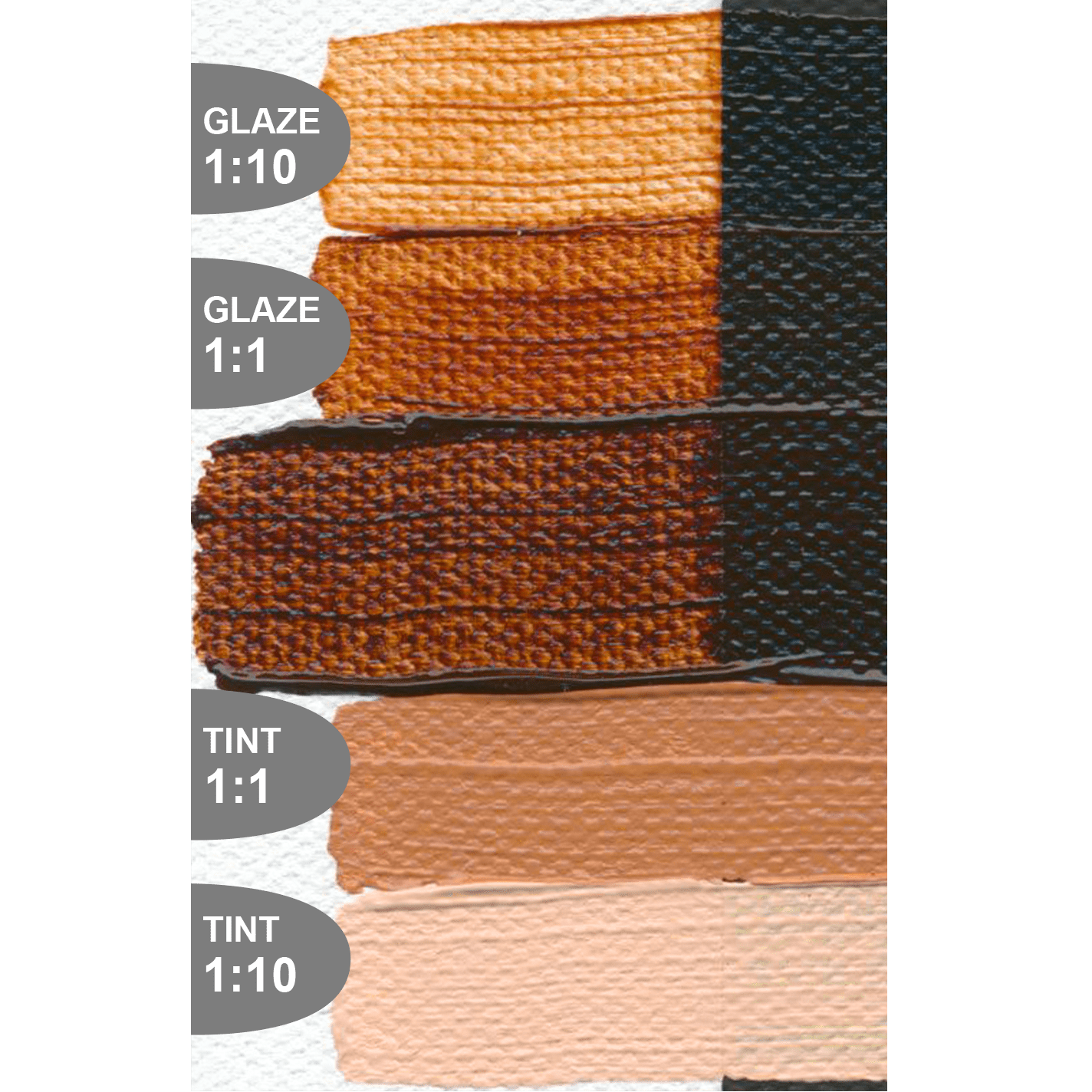 Golden Heavy Body Transparent Brown Iron Oxide