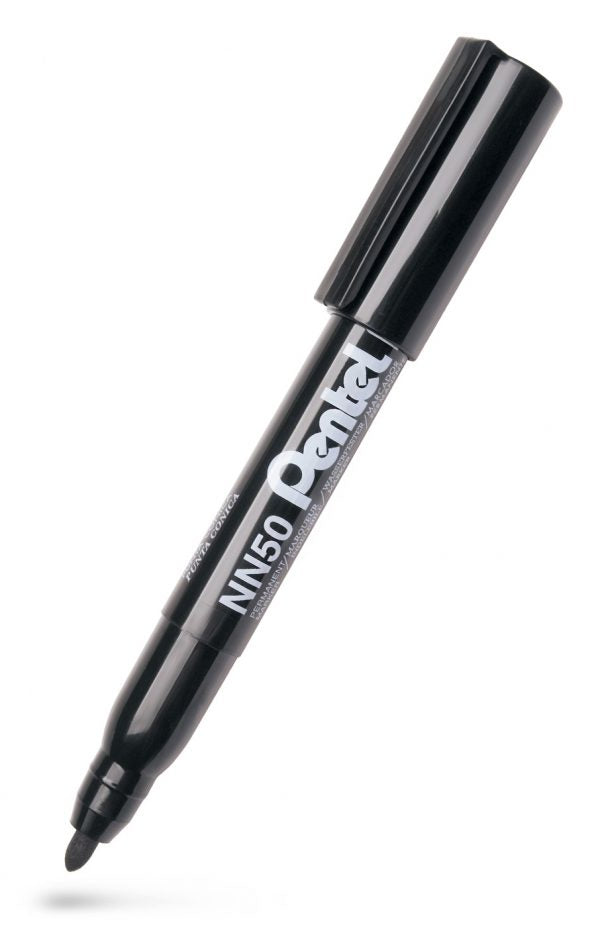 PENTEL NN50 Permanent Marker Rund Spids Sort