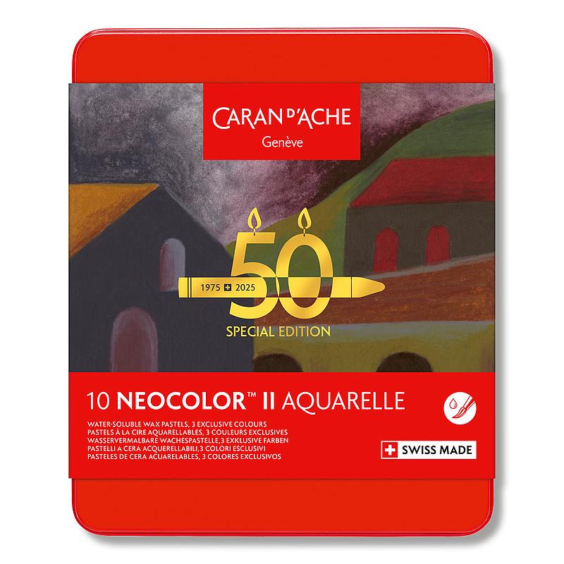 Caran d’Ache Neocolor II – Dark Colors Limited Edition 10 stk.
