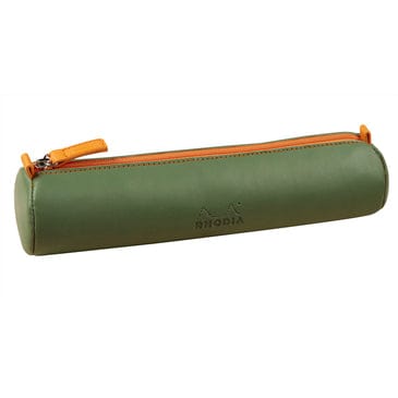 Rhodia Rhodiarama round pencil case SAGE 5x21,5cm