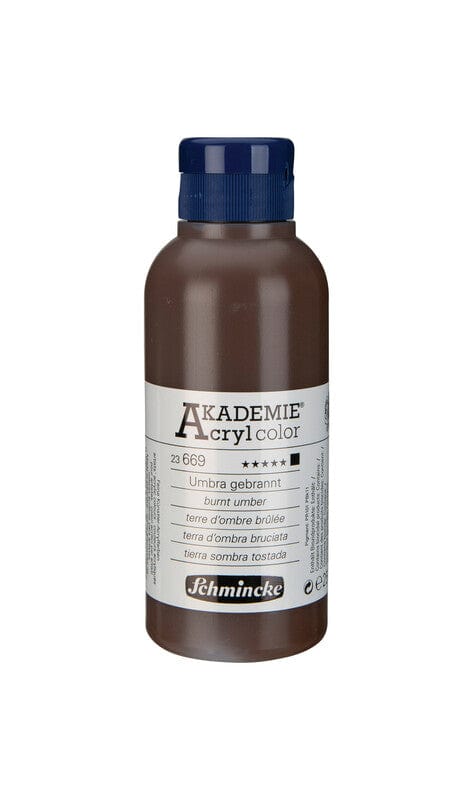 Schmincke Akademie Akryl 250ml Burnt Umber