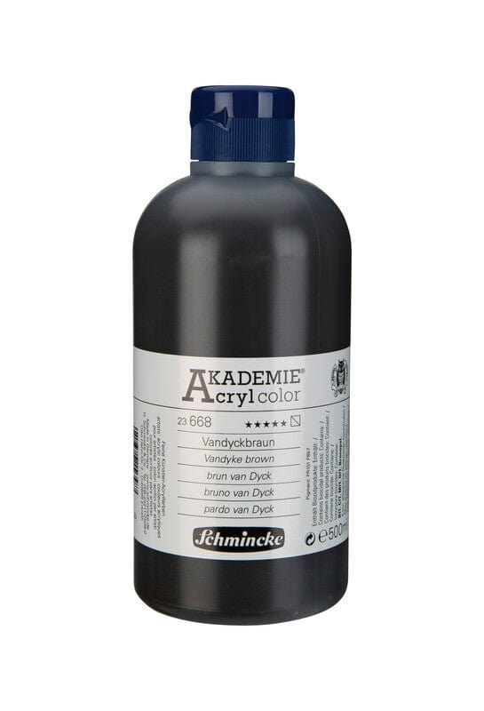 Schmincke Akademie Akryl 500ml Vandyke Brown