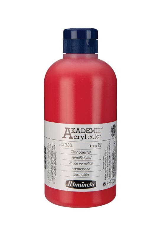 Schmincke Akademie Akryl 500ml Vermilion Red