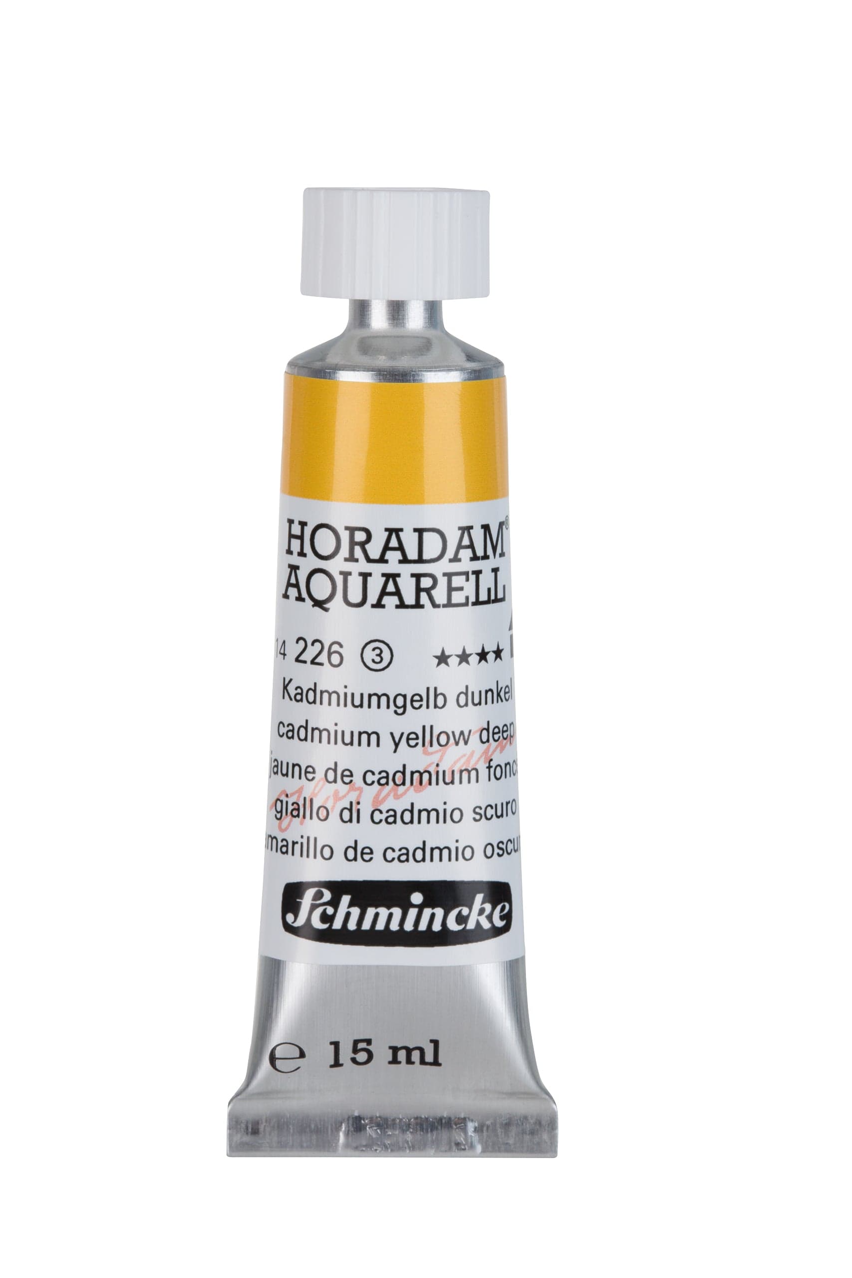 Schmincke Akvarelmaling 15ml Cadmium Yellow Deep