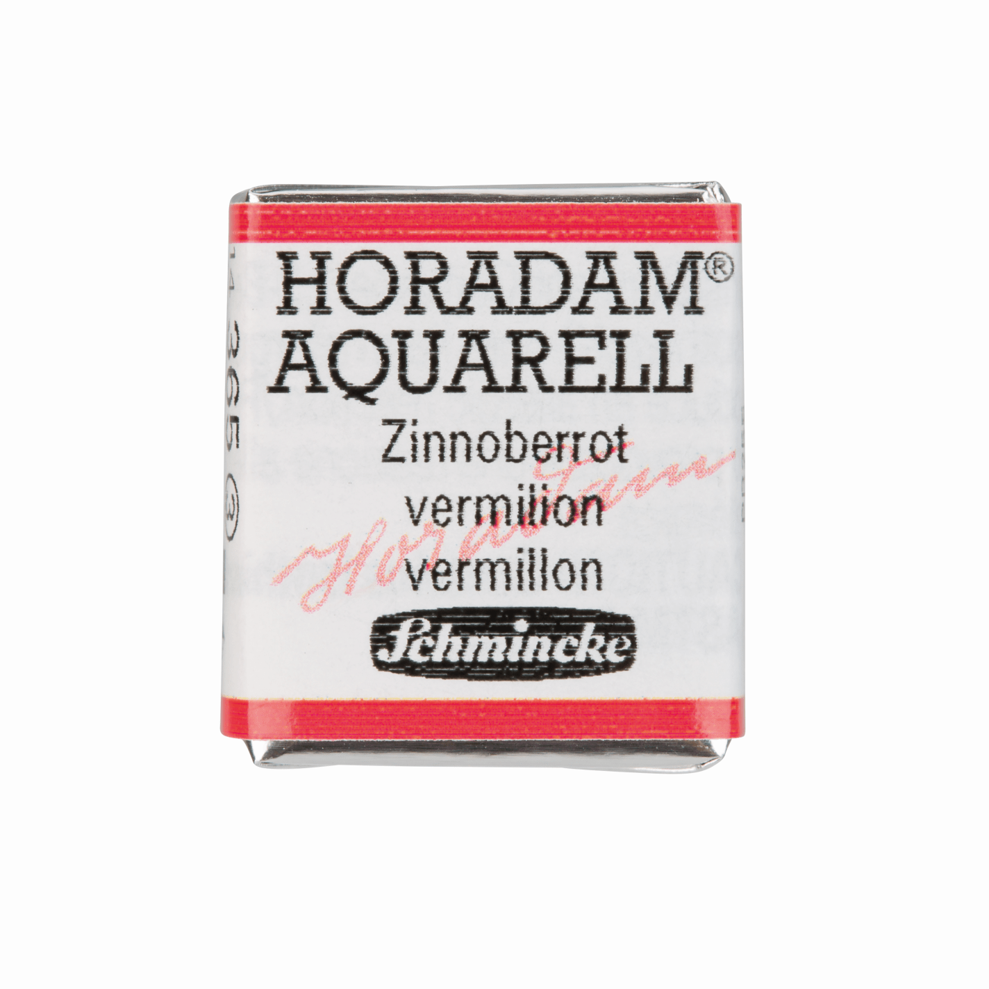 Schmincke Horadam Aquarell pans 1/2 pan Vermilion