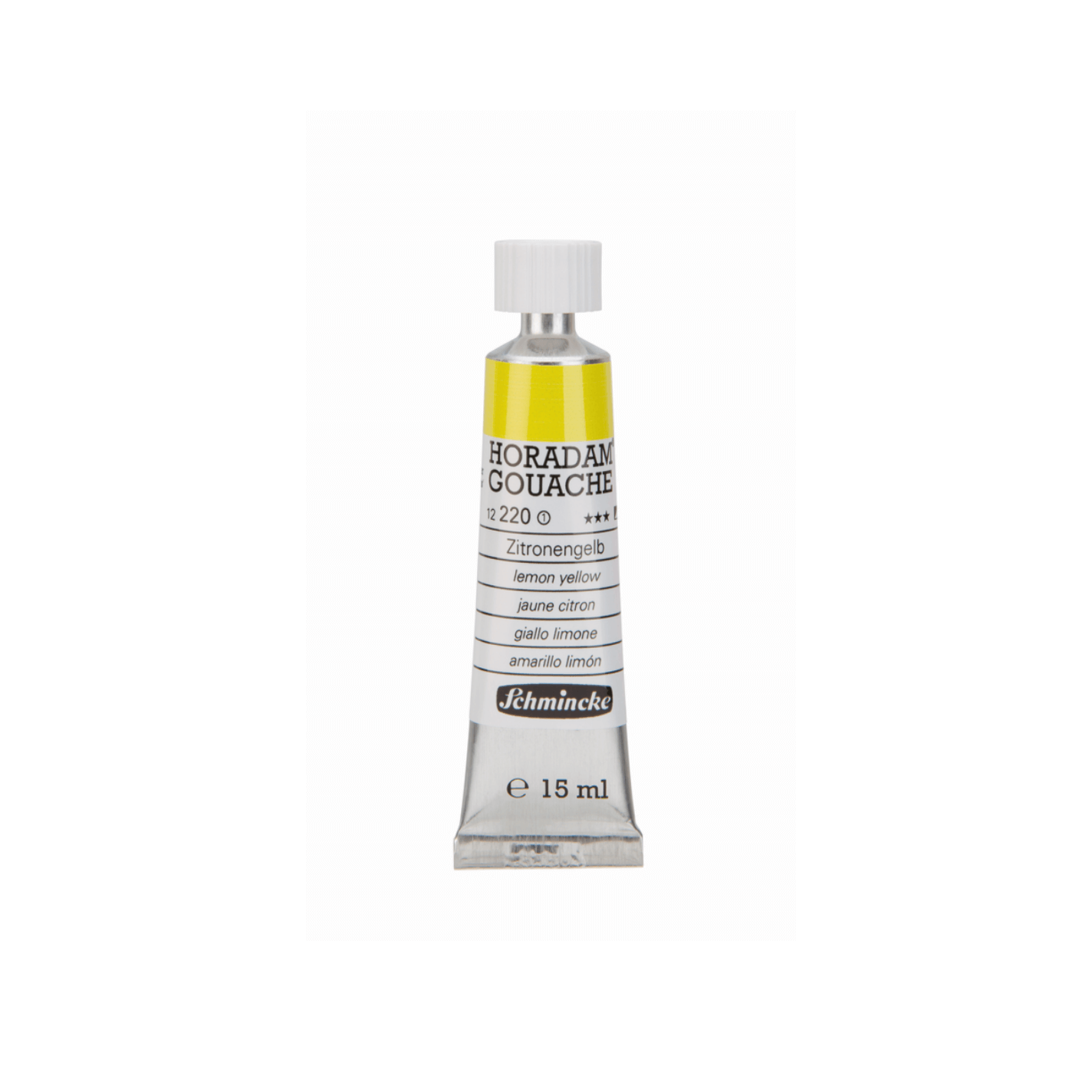 Schmincke Horadam Gouache 15ml Lemon Yellow