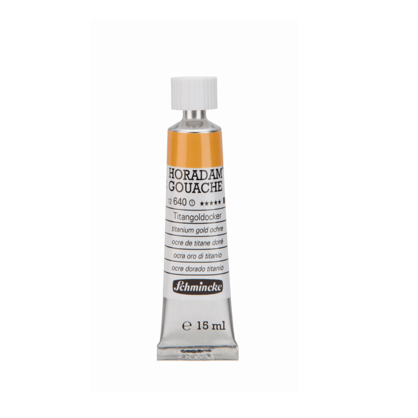 Schmincke Horadam Gouache 15ml Titanium Gold Ochre