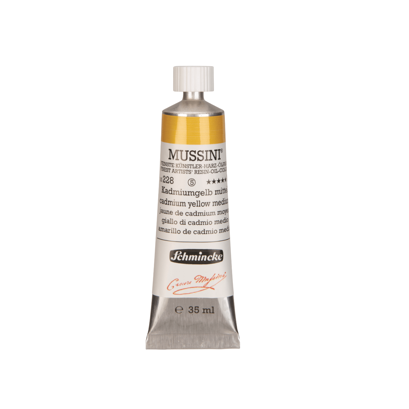 Schmincke Mussini 35ml Cadmium Yellow Medium