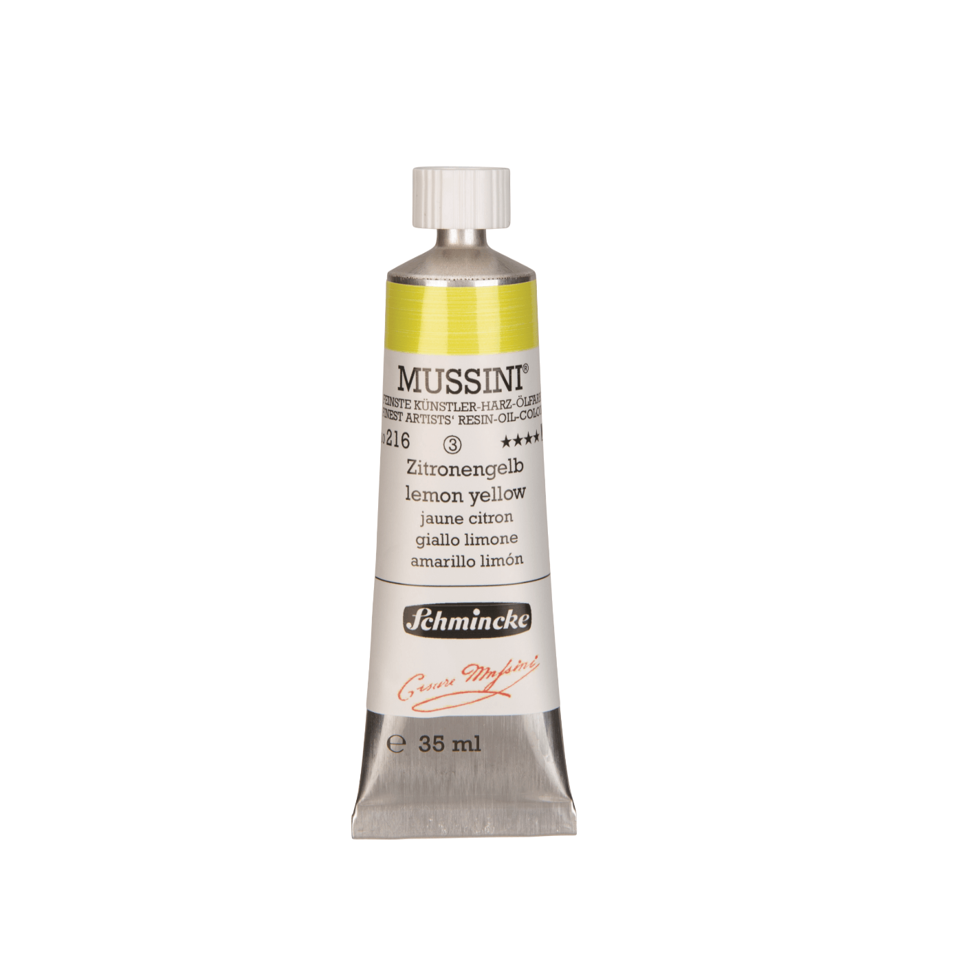 Schmincke Mussini 35ml Lemon Yellow