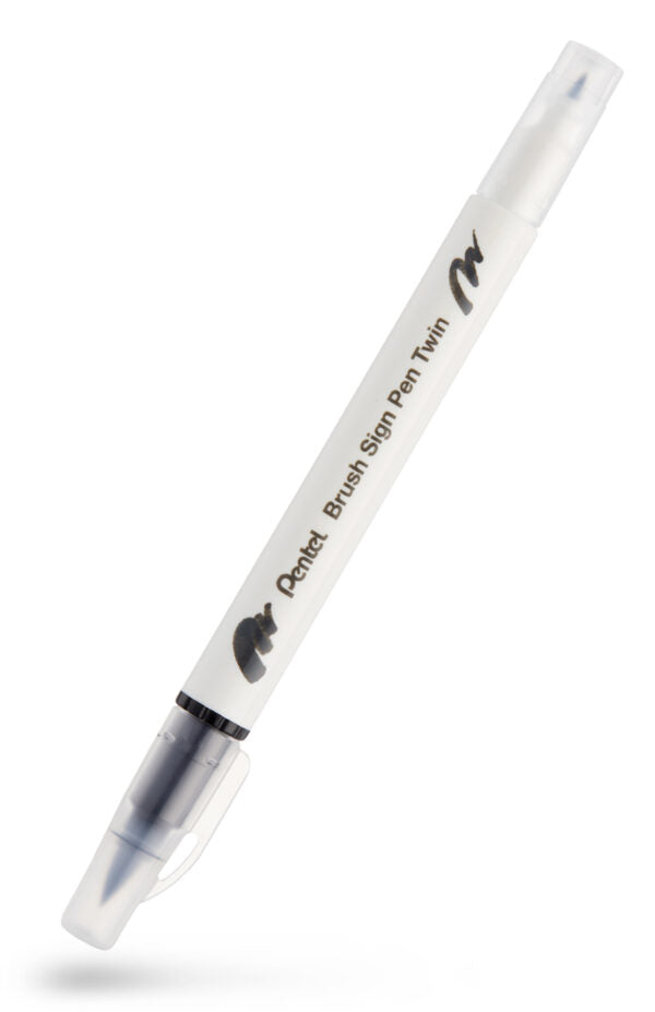 PENTEL SESW30C Brush Sign Pen Twin - uplaceret billede