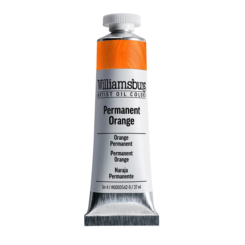 Williamsburg Oliemaling 37ml Permanent Orange