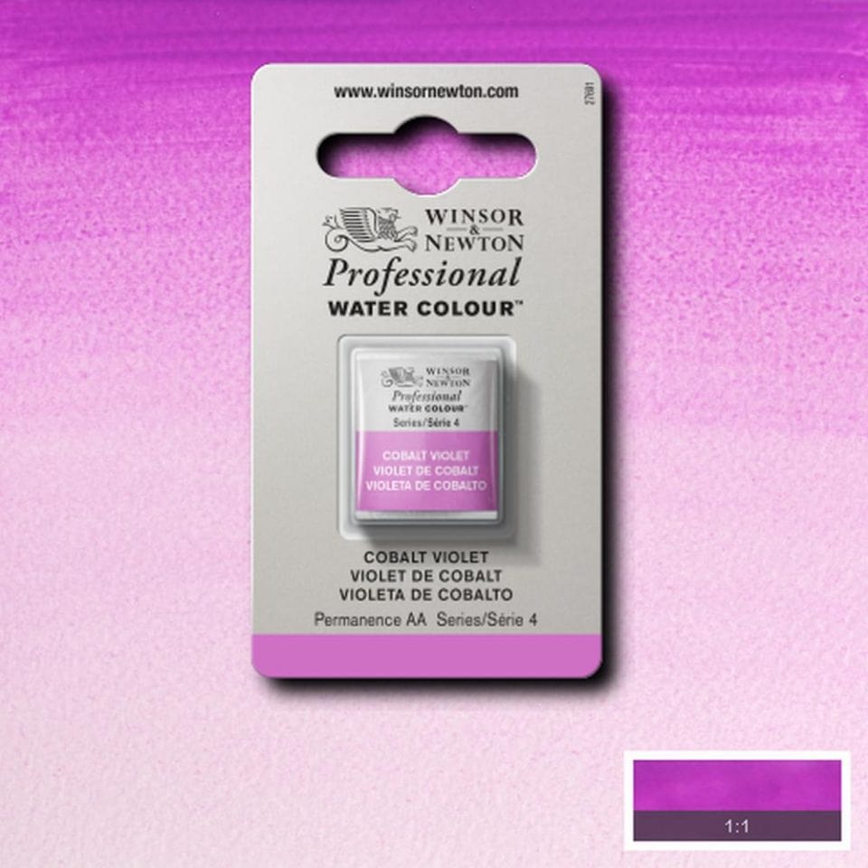 Winsor Newton 1/2 pans Cobalt Violet
