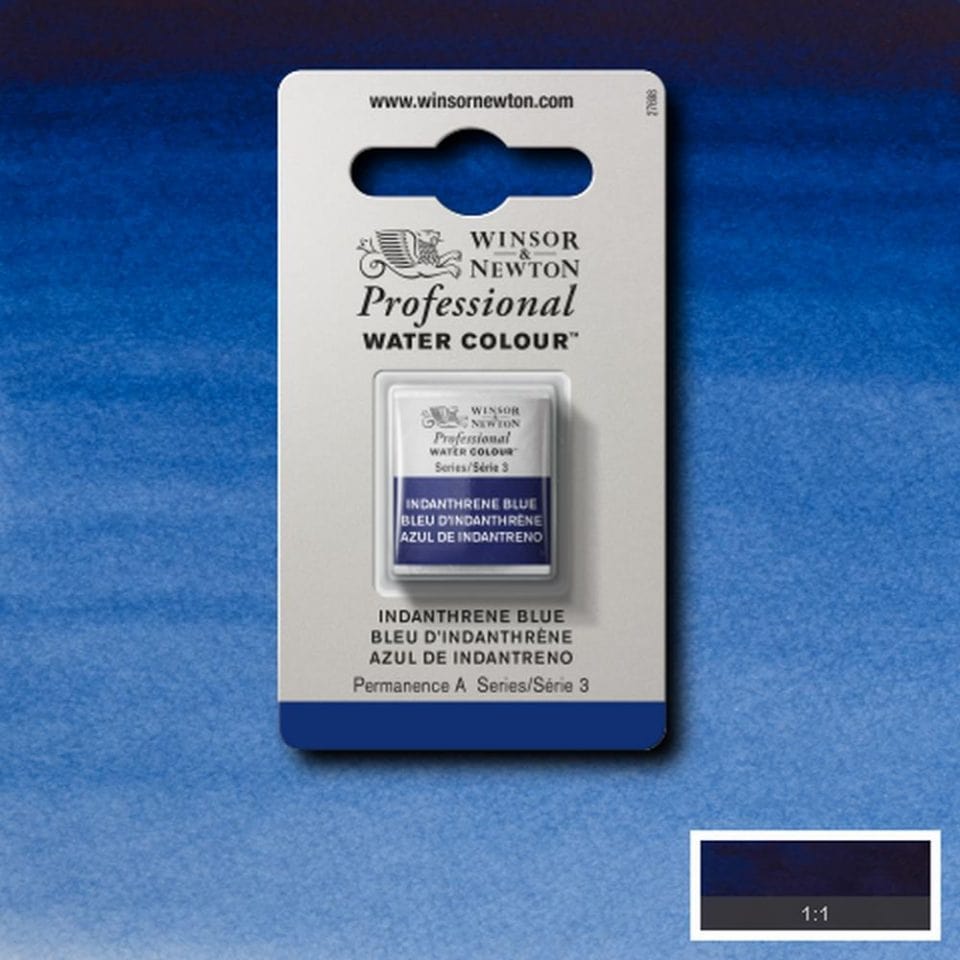 Winsor Newton 1/2 pans Indanthrene Blue