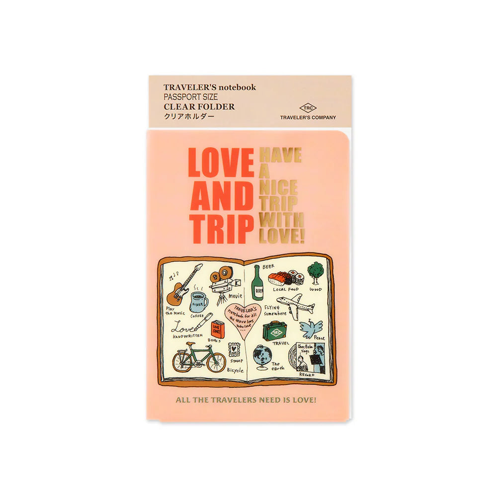 Traveler´s Company - Traveler´s Notebook Clear Folder Passport Size 2025