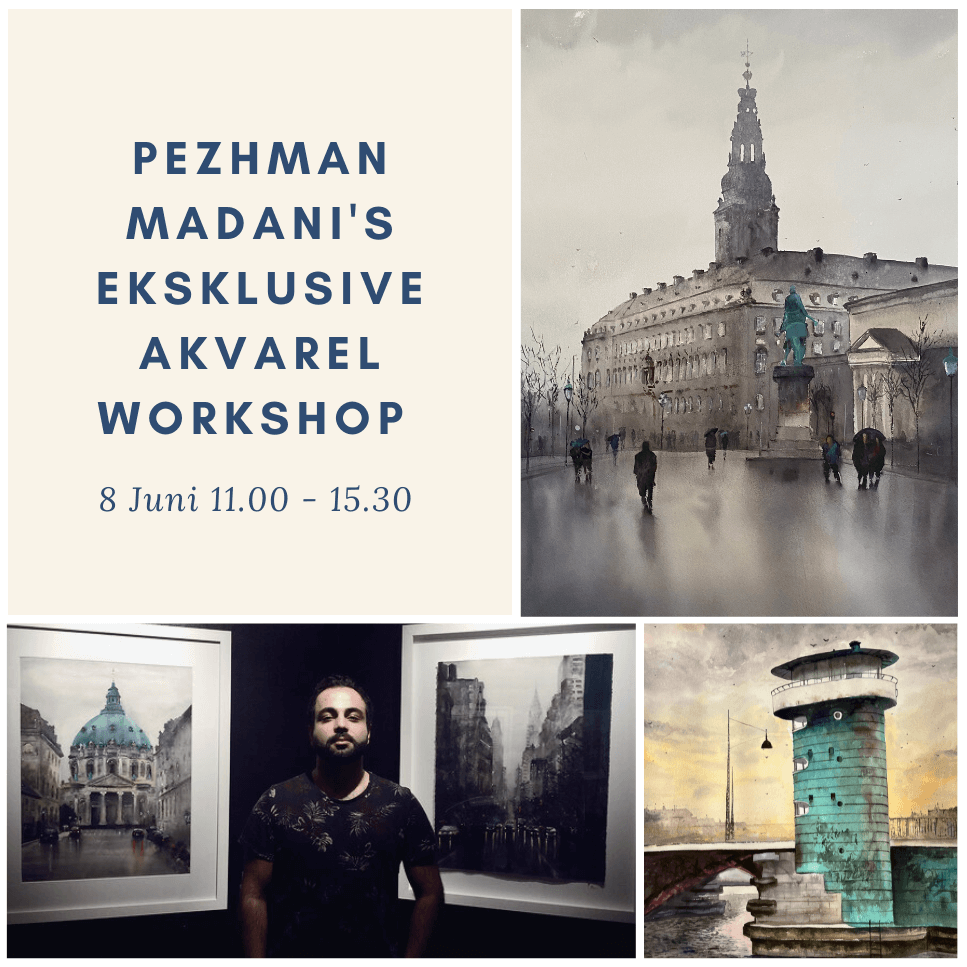 Pezhman Akvarel kursus 8. juni