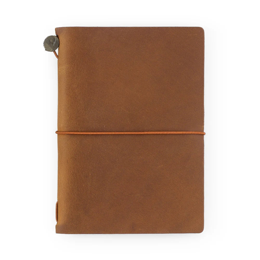 Traveler´s Company, Notebook Camel Passport Size (læderomslag)