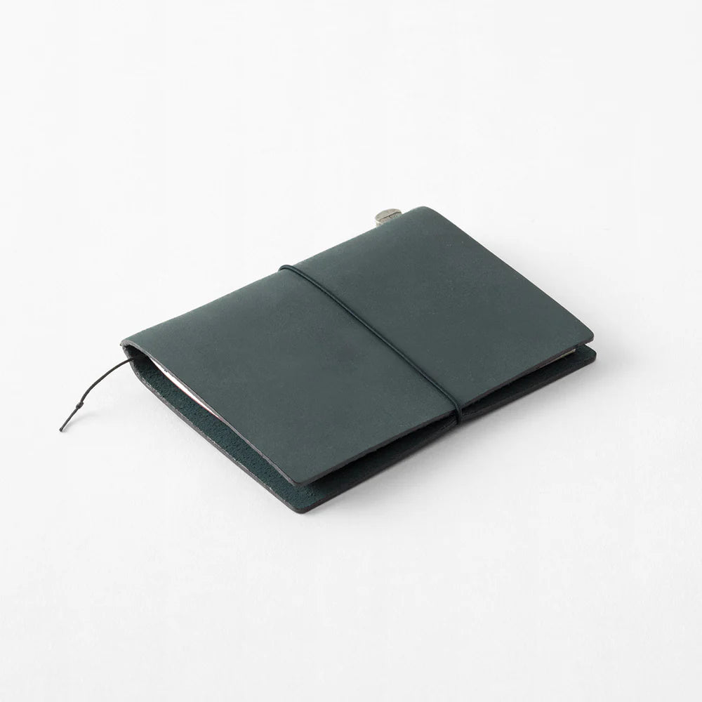 Traveler´s Company- Notebook Blue Passport Size(læderomslag)