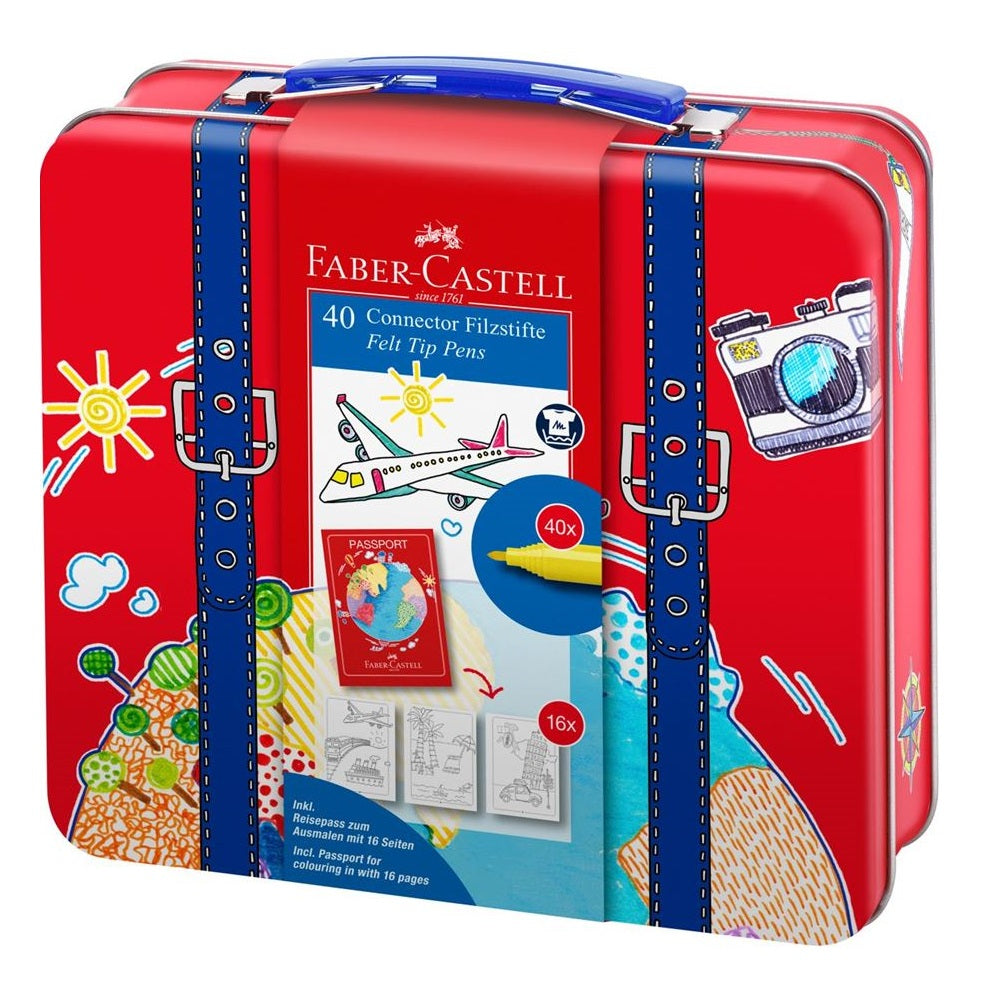 FC Travel case w/ coloring book Connector Pen 40 pcs