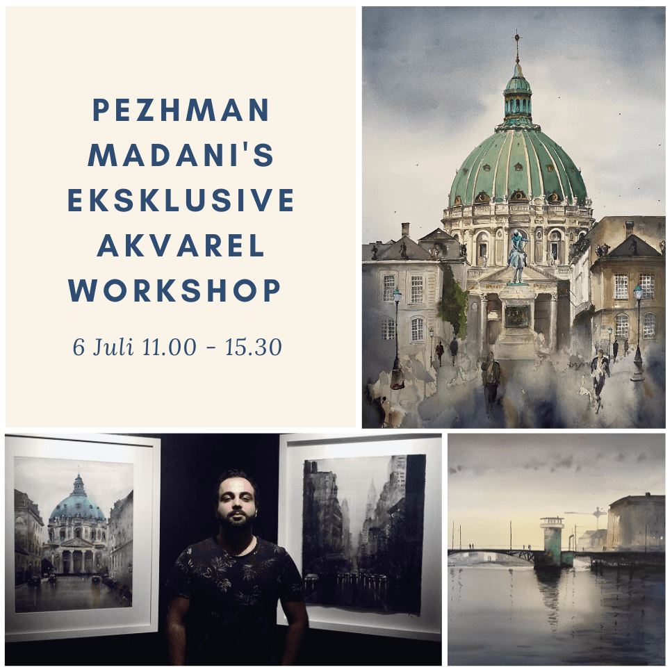 Pezhman Akvarel kursus 6. juli